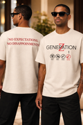 Generation Z Graphic Oversized Streetwear T-Shirt – Off White