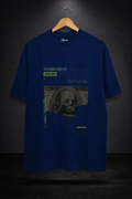 Deadly Money Graphic Oversized Streetwear T-Shirt – Royal Blue