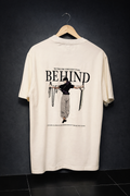 Behind Graphic Oversized Anime Streetwear T-Shirt for Men