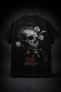 Thorns of Survival Skull Graphic Oversized T-Shirt for Men | Premium 100% Cotton Streetwear Tee