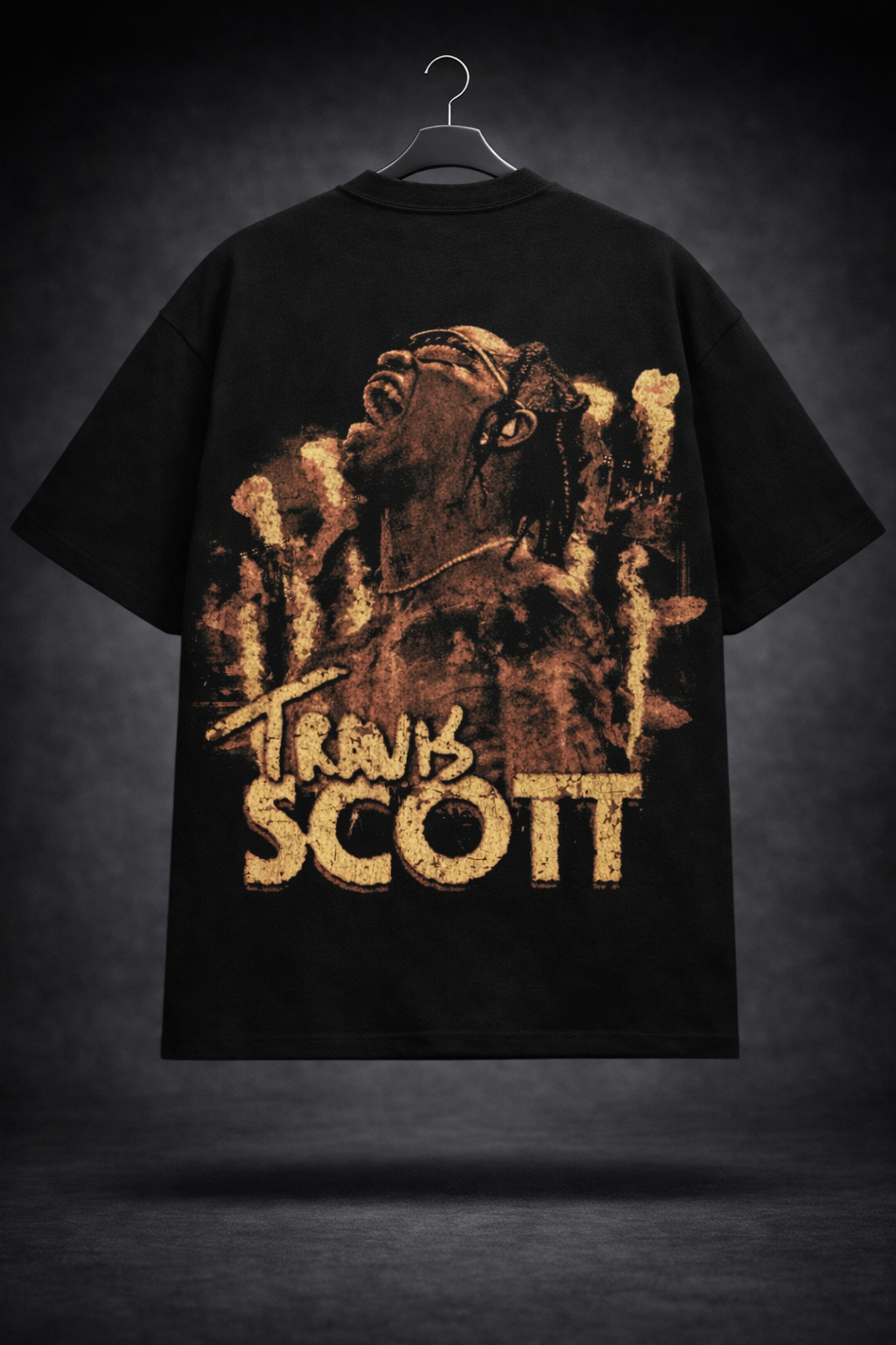 Travis Scott Graphic Oversized T-Shirt for Men | Premium 100% Cotton Hip-Hop Streetwear Tee